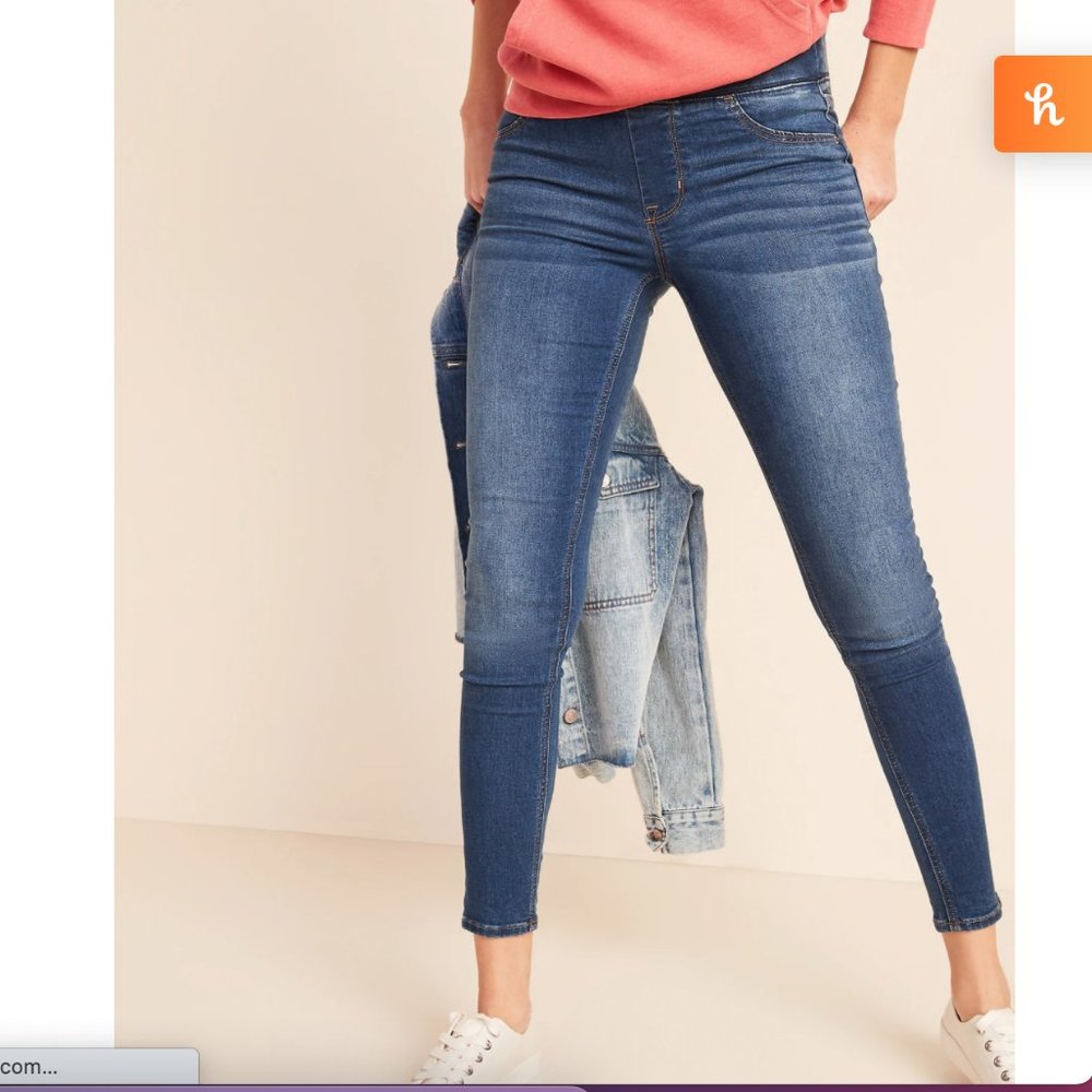 Old Navy Mid-Rise Rockstar Jeggings